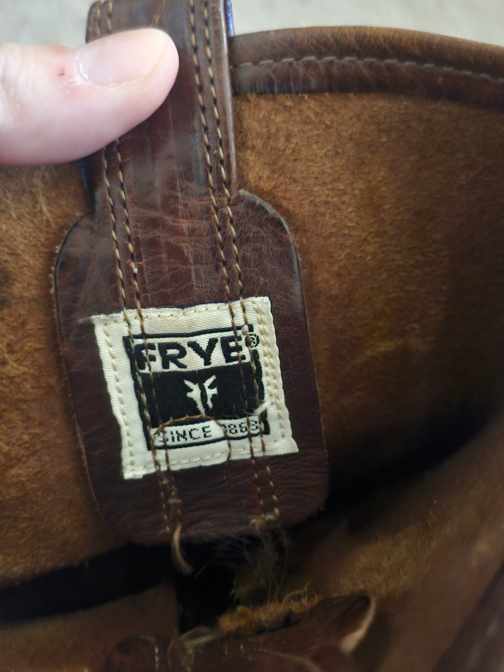 Frye Brown Leather Boots W/ Buckles - Picture 3 of 5